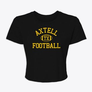 Axtell Texas Football Women's Crop Top