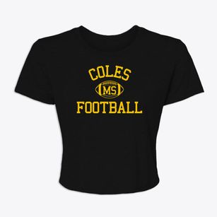 Coles Mississippi Football Women's Crop Top