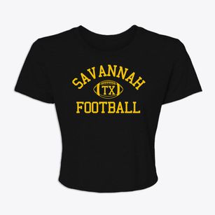 Savannah Texas Football Women's Crop Top