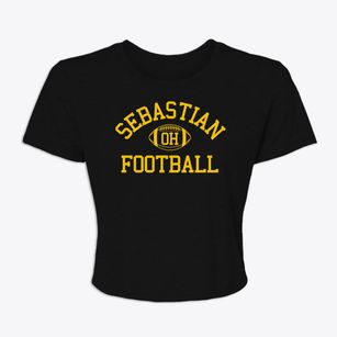 Sebastian Ohio Football Women's Crop Top
