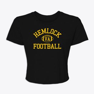 Hemlock Virginia Football Women's Crop Top
