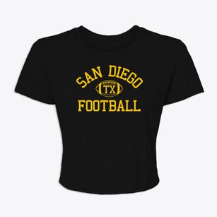 San Diego Texas Football Women's Crop Top