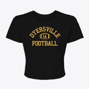 Dyersville Iowa Football Women's Crop Top