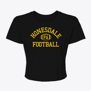 Honesdale Pennsylvania Football Women's Crop Top