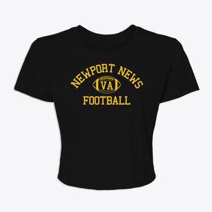 Newport News Virginia Football Women's Crop Top