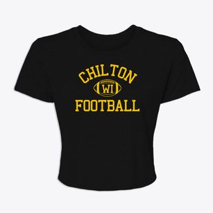 Chilton Wisconsin Football Women's Crop Top