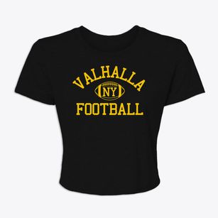 Valhalla New York Football Women's Crop Top