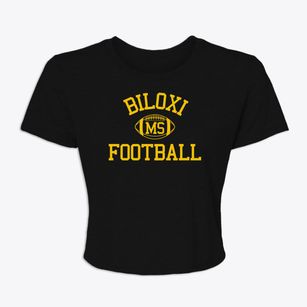 Biloxi Mississippi Football Women's Crop Top