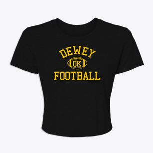 Dewey Oklahoma Football Women's Crop Top