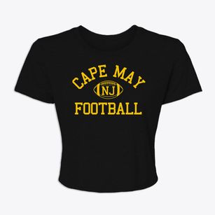 Cape May New Jersey Football Women's Crop Top