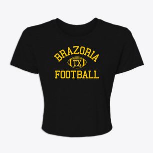 Brazoria Texas Football Women's Crop Top