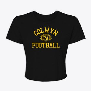 Colwyn Pennsylvania Football Women's Crop Top