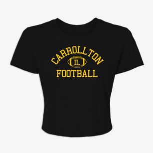 Carrollton Illinois Football Women's Crop Top