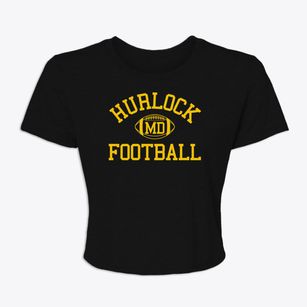 Hurlock Maryland Football Women's Crop Top