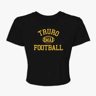 Truro Massachusetts Football Women's Crop Top