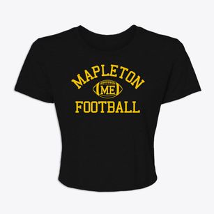 Mapleton Maine Football Women's Crop Top
