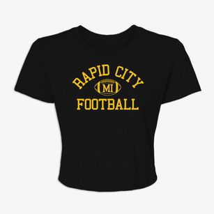 Rapid City Michigan Football Women's Crop Top