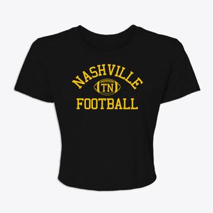 Nashville Tennessee Football Women's Crop Top