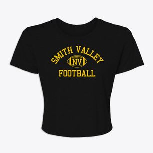 Smith Valley Nevada Football Women's Crop Top