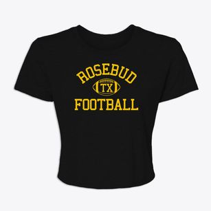Rosebud Texas Football Women's Crop Top