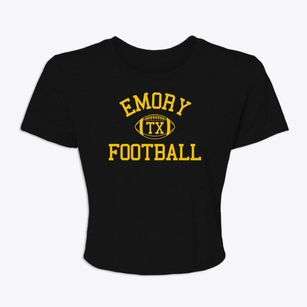 Emory Texas Football Women's Crop Top