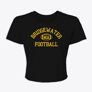 Bridgewater Massachusetts Football Women's Crop Top