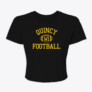 Quincy Wisconsin Football Women's Crop Top