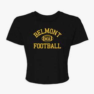 Belmont Massachusetts Football Women's Crop Top