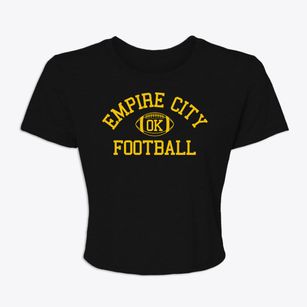 Empire City Oklahoma Football Women's Crop Top