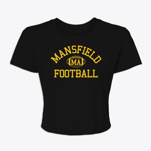 Mansfield Massachusetts Football Women's Crop Top
