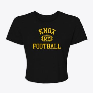 Knox Maine Football Women's Crop Top