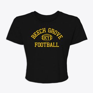 Beech Grove Kentucky Football Women's Crop Top