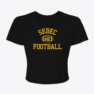 Sebec Maine Football Women's Crop Top
