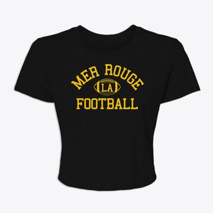 Mer Rouge Louisiana Football Women's Crop Top