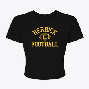 Herrick Illinois Football Women's Crop Top