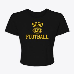 Soso Mississippi Football Women's Crop Top
