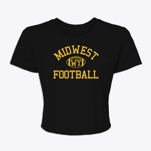 Midwest Wyoming Football Women's Crop Top