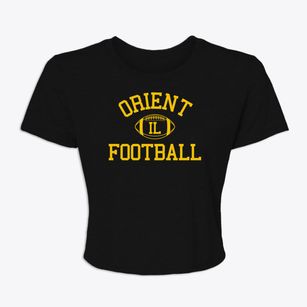 Orient Illinois Football Women's Crop Top