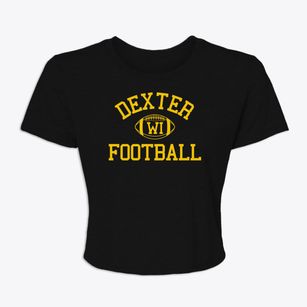 Dexter Wisconsin Football Women's Crop Top