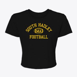 South Hadley Massachusetts Football Women's Crop Top