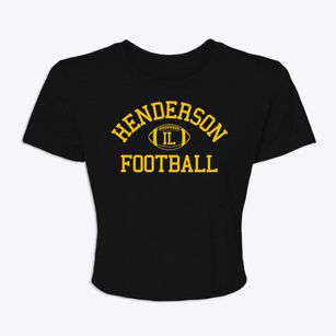 Henderson Illinois Football Women's Crop Top