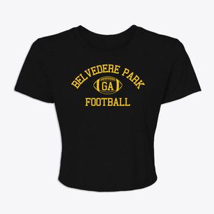 Belvedere Park Georgia Football Women's Crop Top