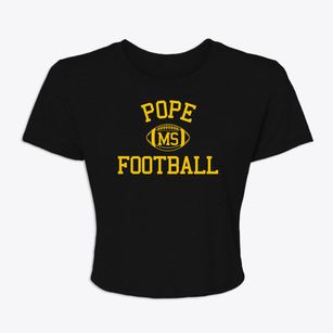 Pope Mississippi Football Women's Crop Top
