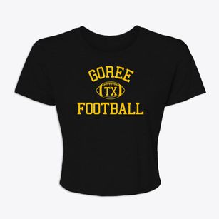 Goree Texas Football Women's Crop Top