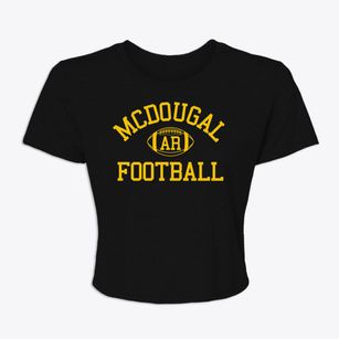 Mcdougal Arkansas Football Women's Crop Top