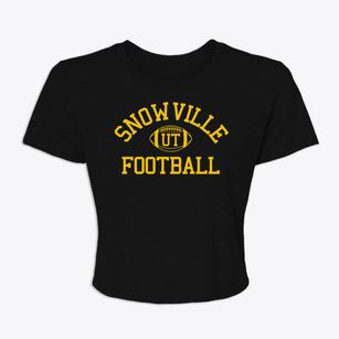 Snowville Utah Football Women's Crop Top