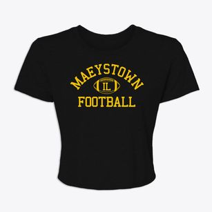 Maeystown Illinois Football Women's Crop Top