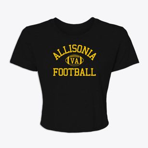 Allisonia Virginia Football Women's Crop Top