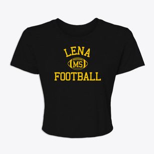Lena Mississippi Football Women's Crop Top