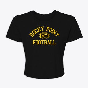 Rocky Point Montana Football Women's Crop Top